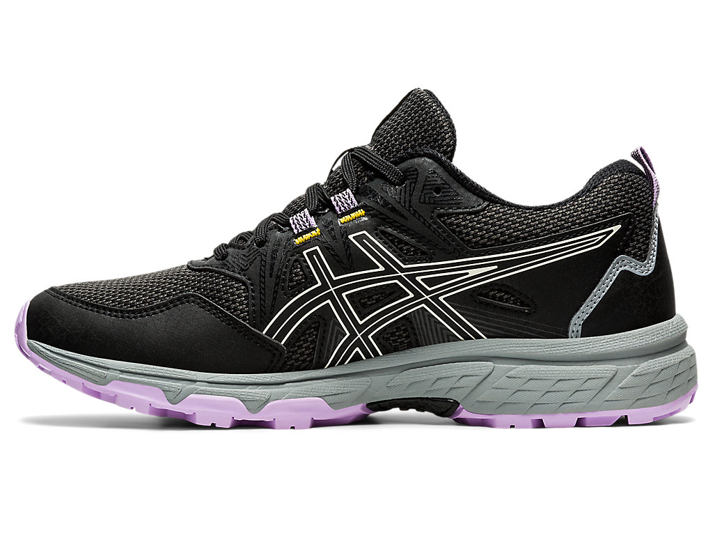 Dámské Trailové Běžecké Boty Asics Gel-Venture 8 Černé Bílé | 0832-KTNIY