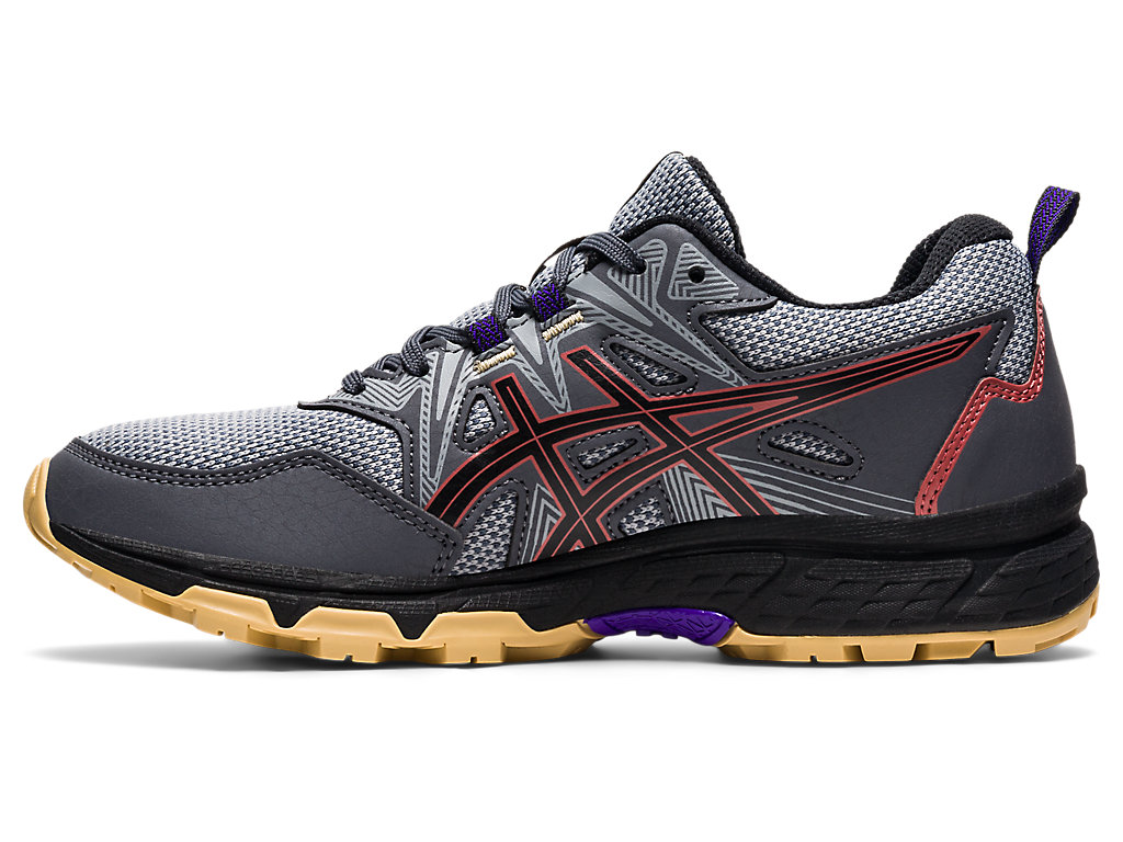 Dámské Trailové Běžecké Boty Asics Gel-Venture 8 (D) Šedé Červené Tmavě Červené | 0925-YZXDE