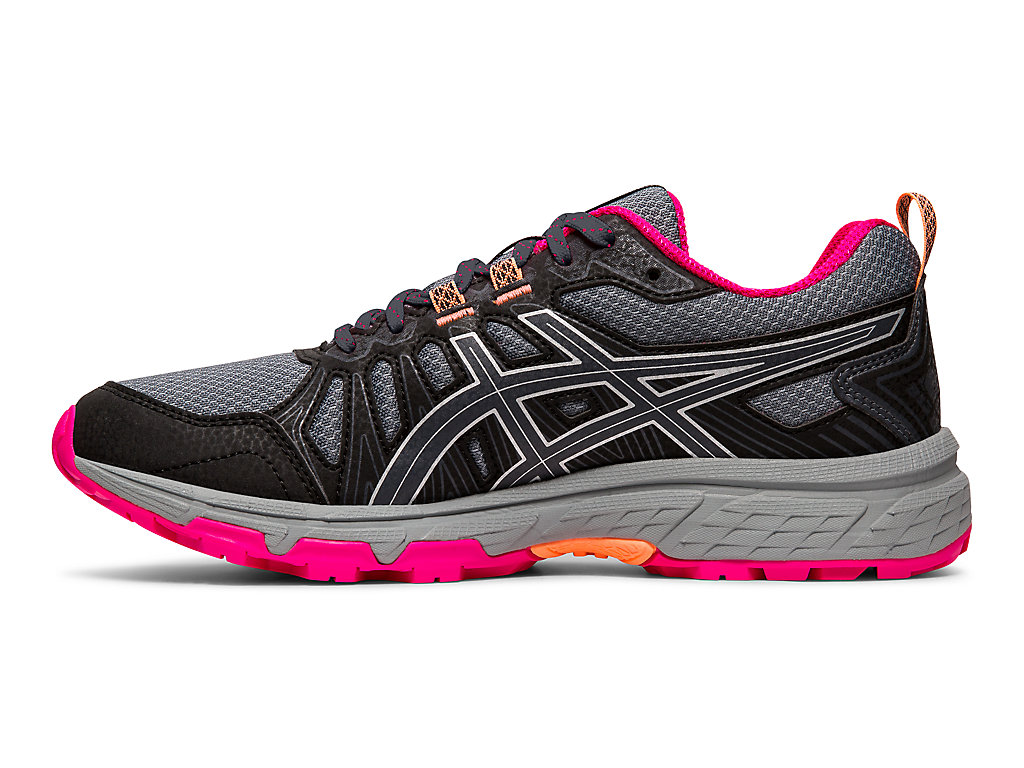 Dámské Trailové Běžecké Boty Asics Gel-Venture 7 Šedé Stříbrné | 0983-RYXHM