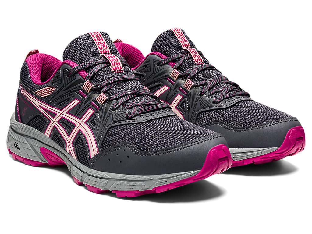 Dámské Trailové Běžecké Boty Asics Gel-Venture 8 Šedé Tyrkysové | 2159-SVLPX