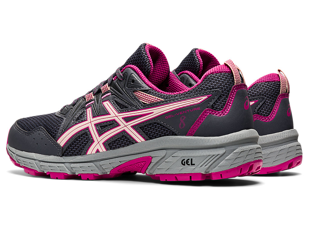 Dámské Trailové Běžecké Boty Asics Gel-Venture 8 Šedé Tyrkysové | 2159-SVLPX