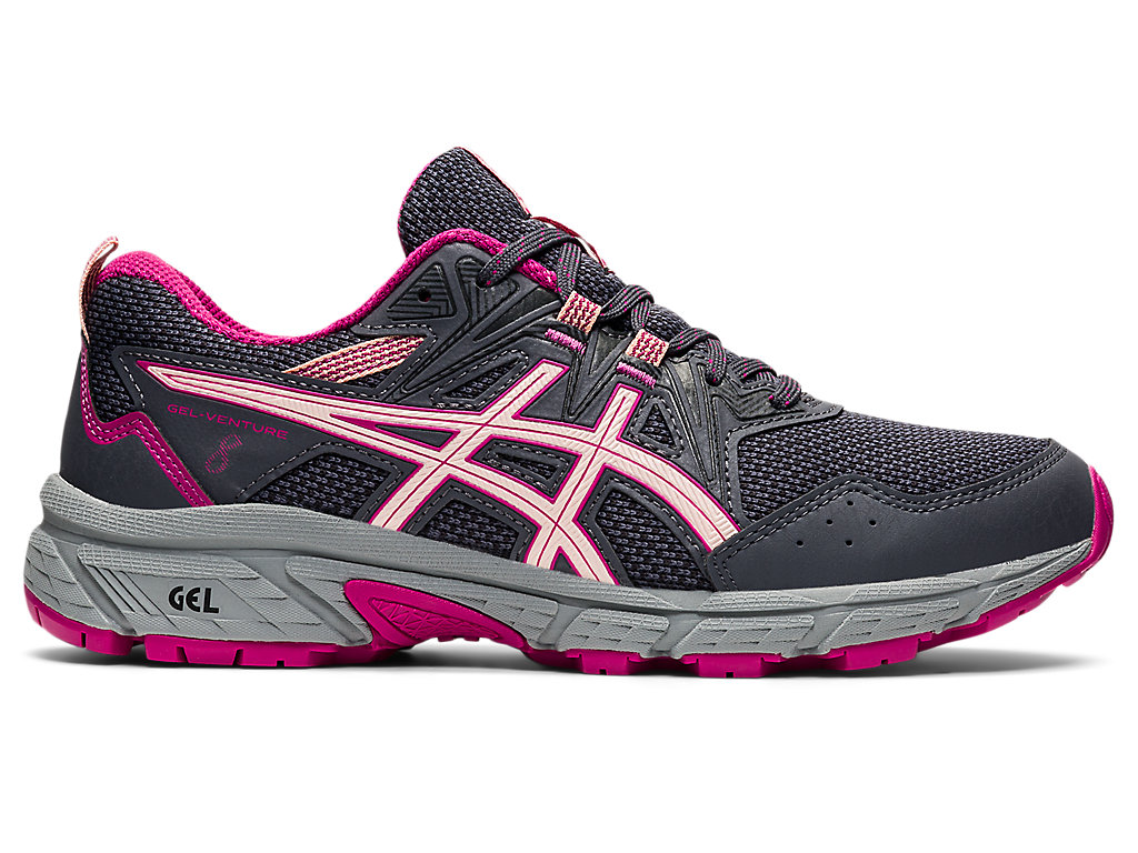 Dámské Trailové Běžecké Boty Asics Gel-Venture 8 Šedé Tyrkysové | 2159-SVLPX