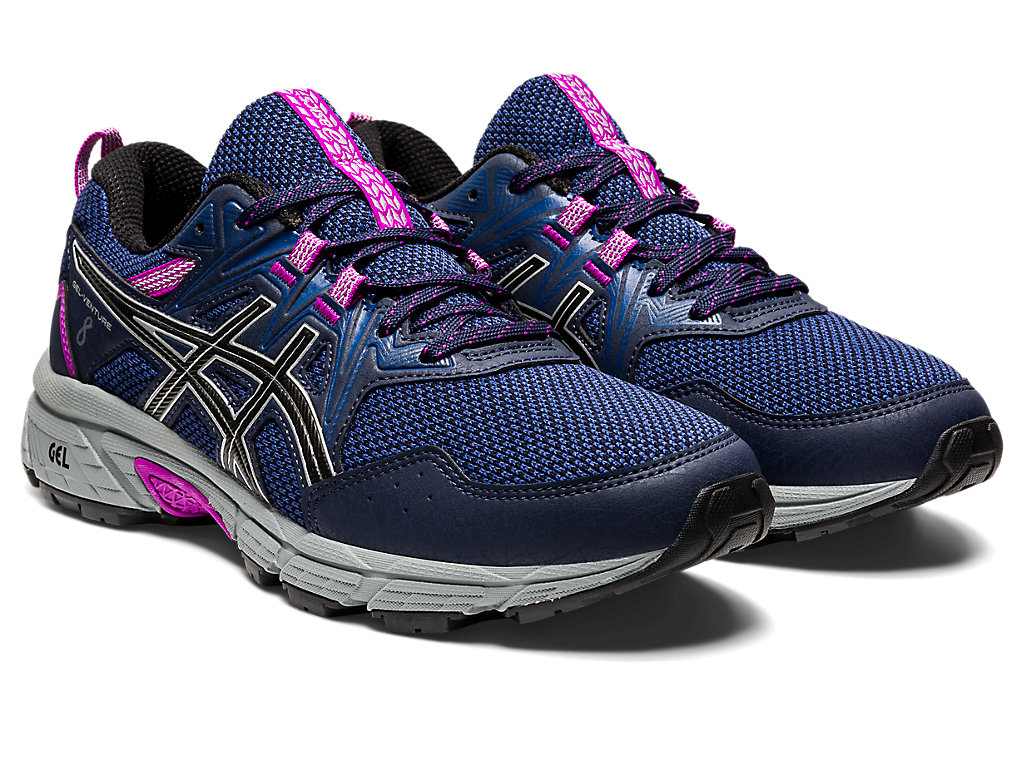 Dámské Trailové Běžecké Boty Asics Gel-Venture 8 Stříbrné | 2869-BIHJM