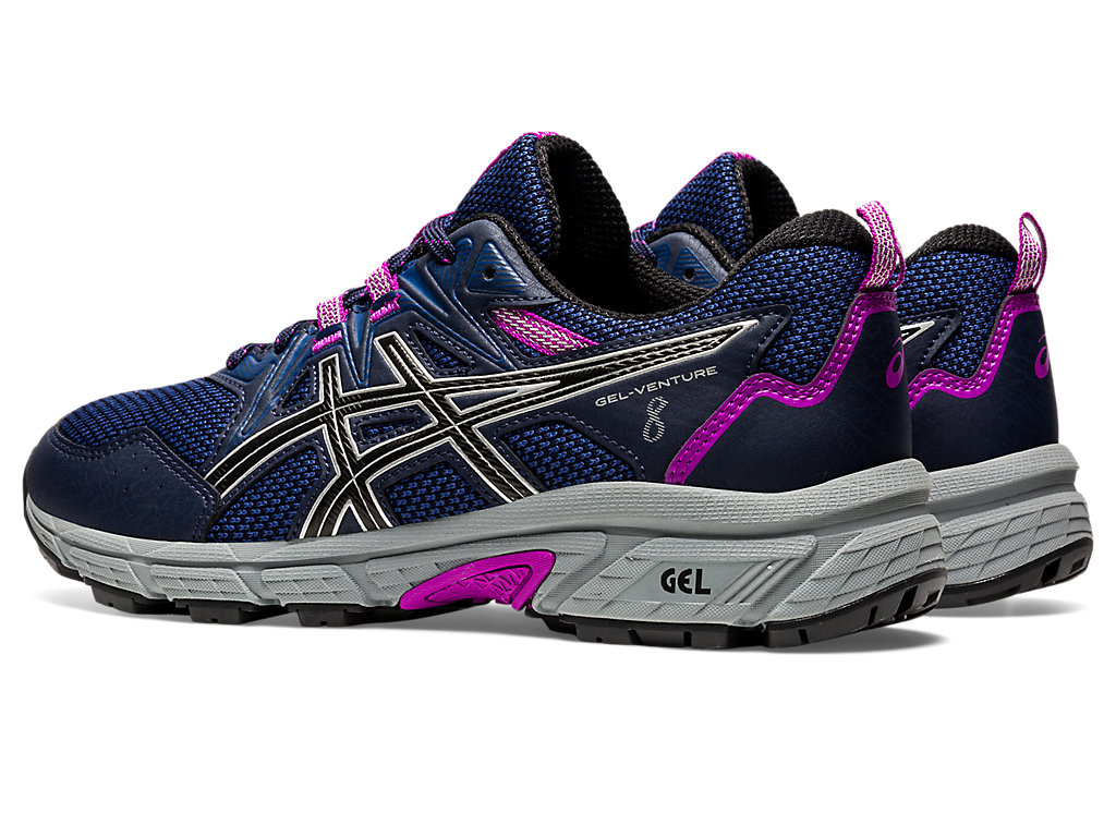 Dámské Trailové Běžecké Boty Asics Gel-Venture 8 Stříbrné | 2869-BIHJM