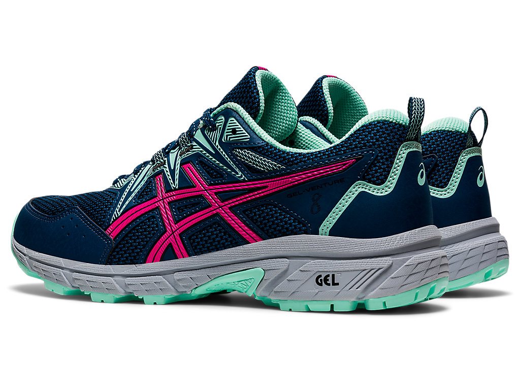 Dámské Trailové Běžecké Boty Asics Gel-Venture 8 (D) Blankyt Růžové | 3420-NRSBJ