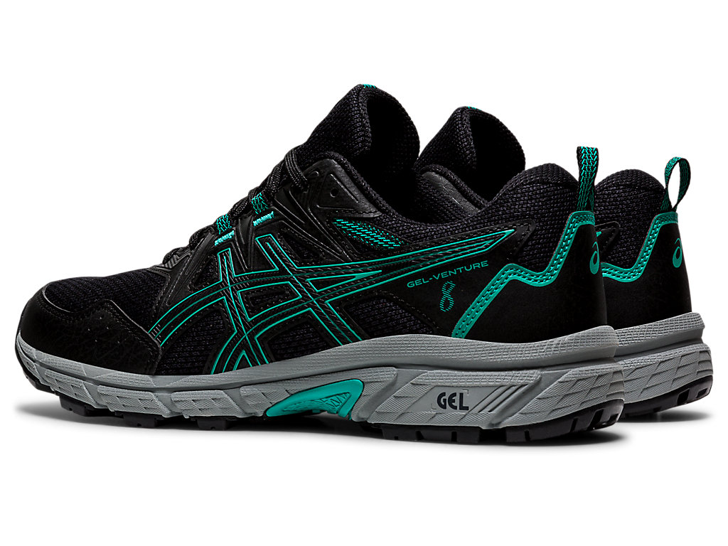 Dámské Trailové Běžecké Boty Asics Gel-Venture 8 Černé | 4129-UHZKS