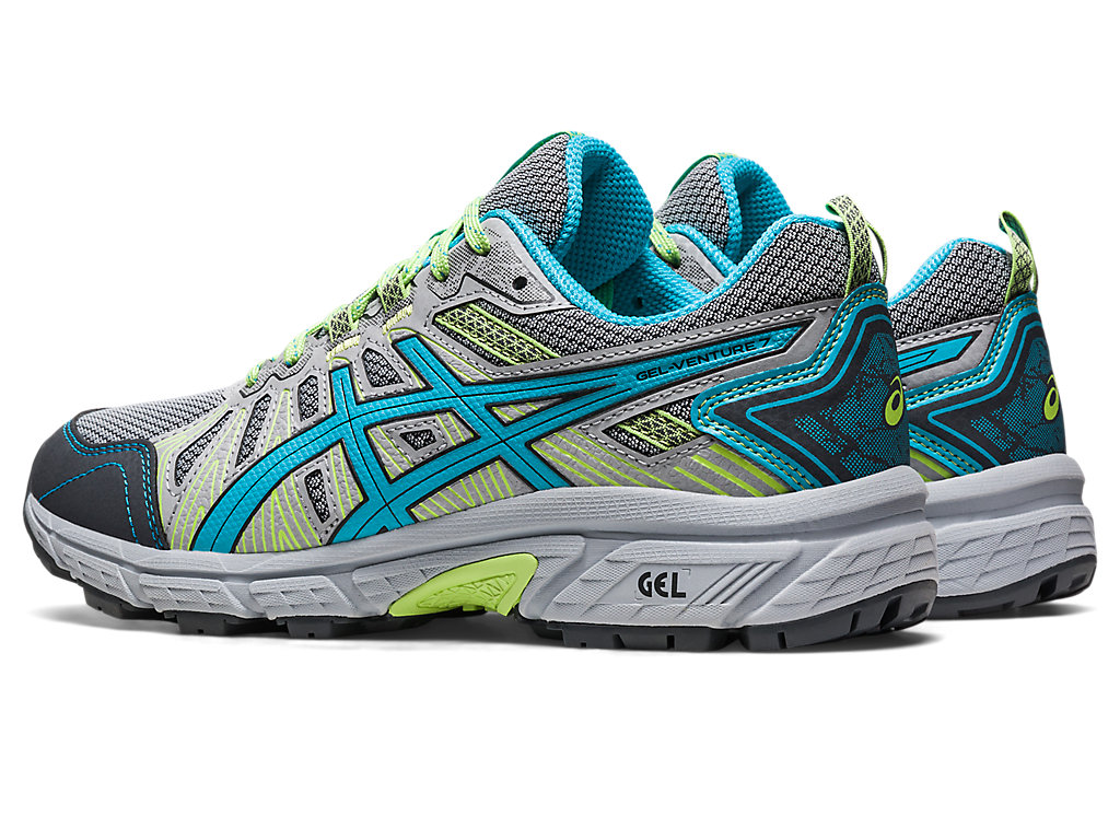 Dámské Trailové Běžecké Boty Asics Gel-Venture 7 Šedé | 8371-DPYWU