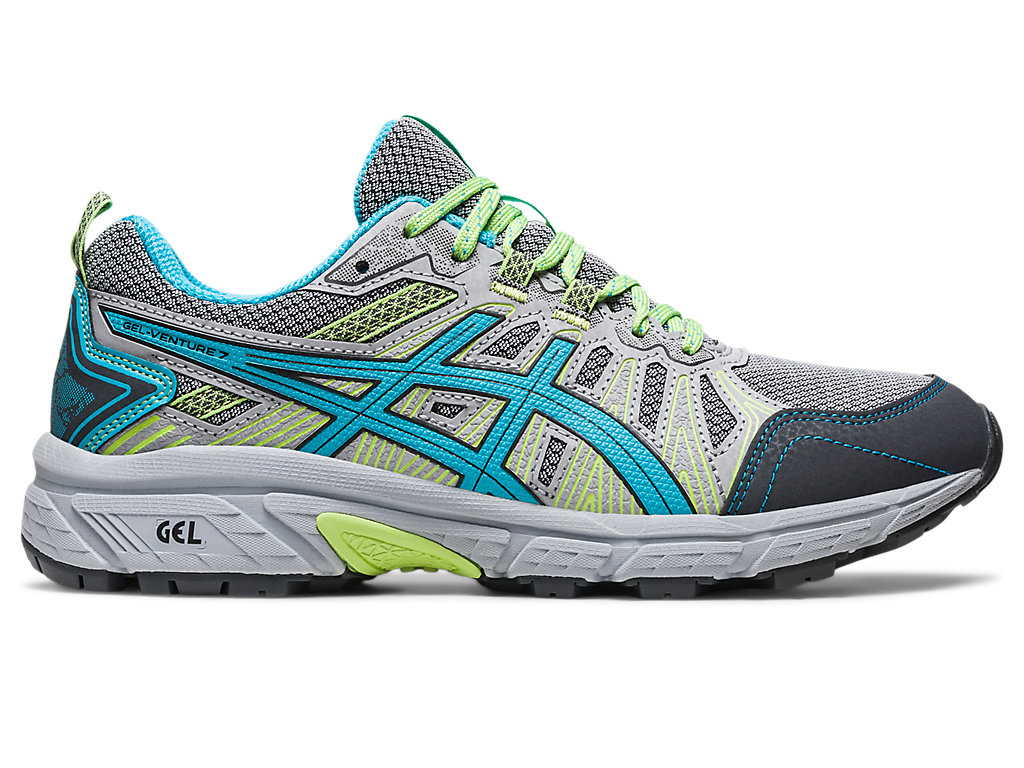 Dámské Trailové Běžecké Boty Asics Gel-Venture 7 Šedé | 8371-DPYWU