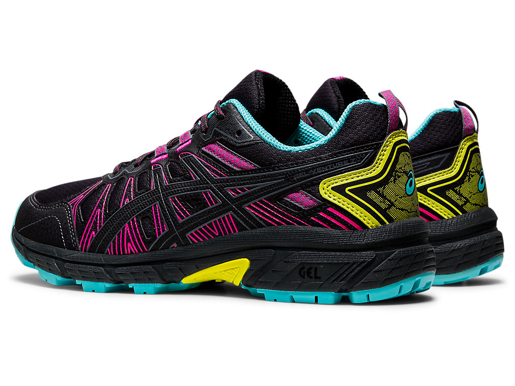 Dámské Trailové Běžecké Boty Asics Gel-Venture 7 Tmavě Šedé | 9570-XRHZP