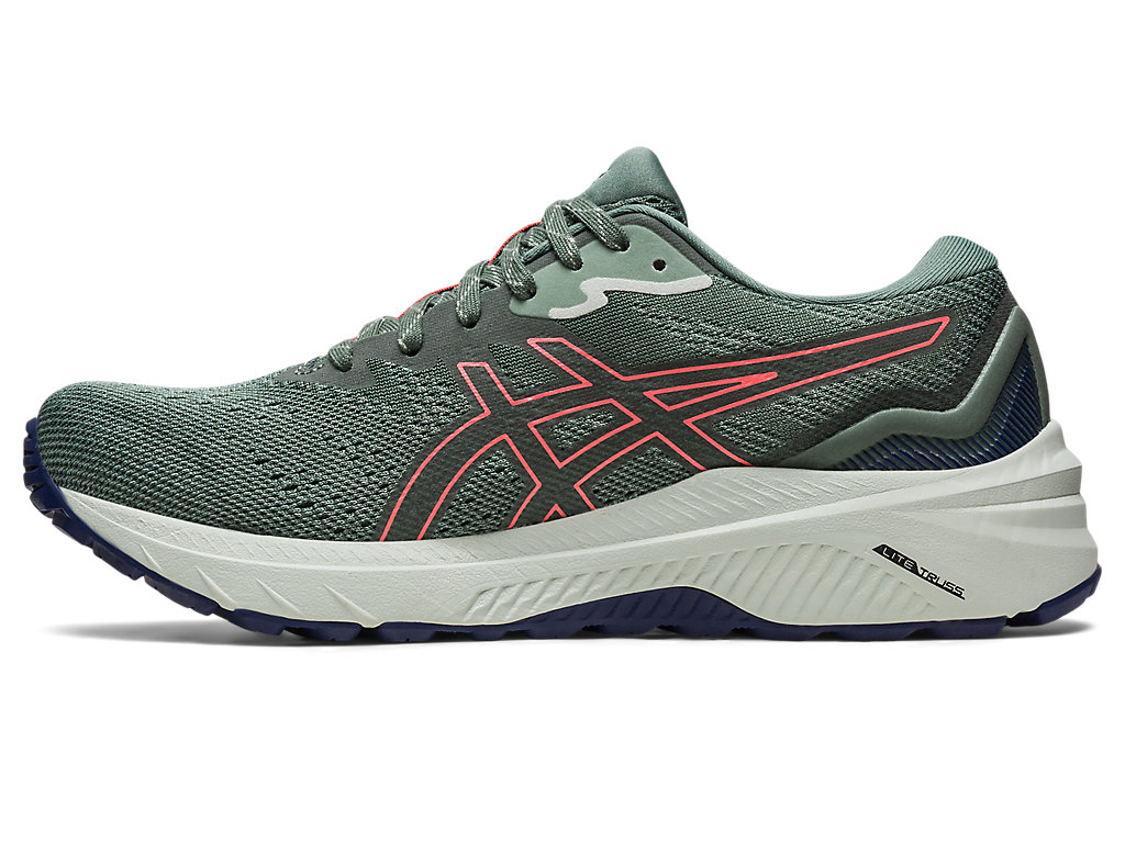 Dámské Trailové Běžecké Boty Asics Gt-1000 11 Tr Nature Bathing Olivy Zelené | 2390-IMGCK