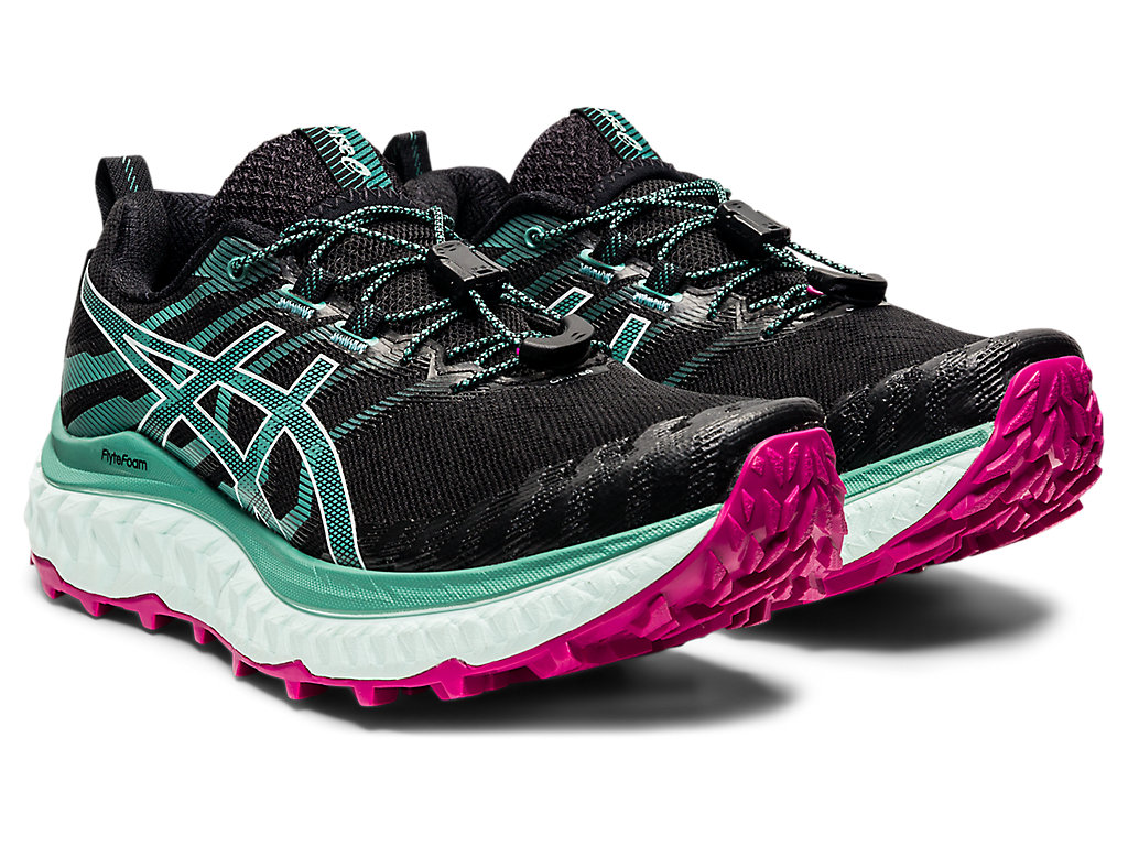 Dámské Trailové Běžecké Boty Asics Trabuco Max Černé | 0321-BELTP