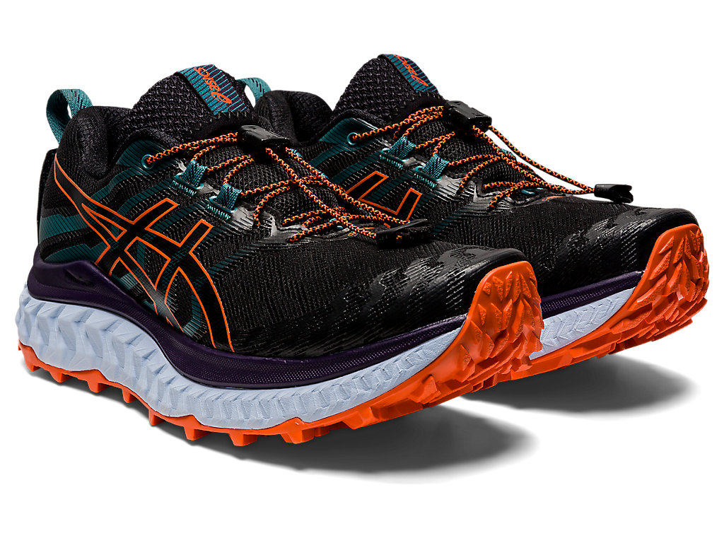 Dámské Trailové Běžecké Boty Asics Trabuco Max Černé Oranžové | 2731-UPVXW