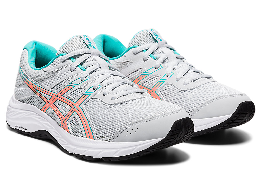 Dámské Trekové Boty Asics Gel-Contend 6 Šedé Oranžové | 5789-QLOER