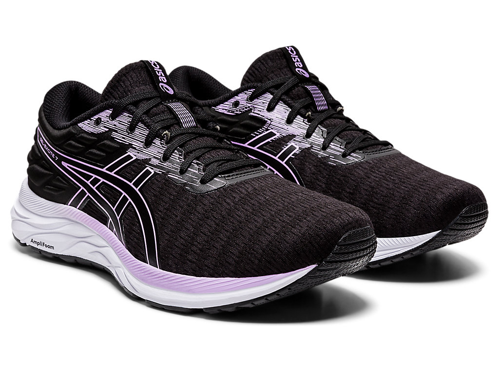 Dámské Trekové Boty Asics Gel-Excite 7 Twist Černé Fialové | 1358-BLNUF