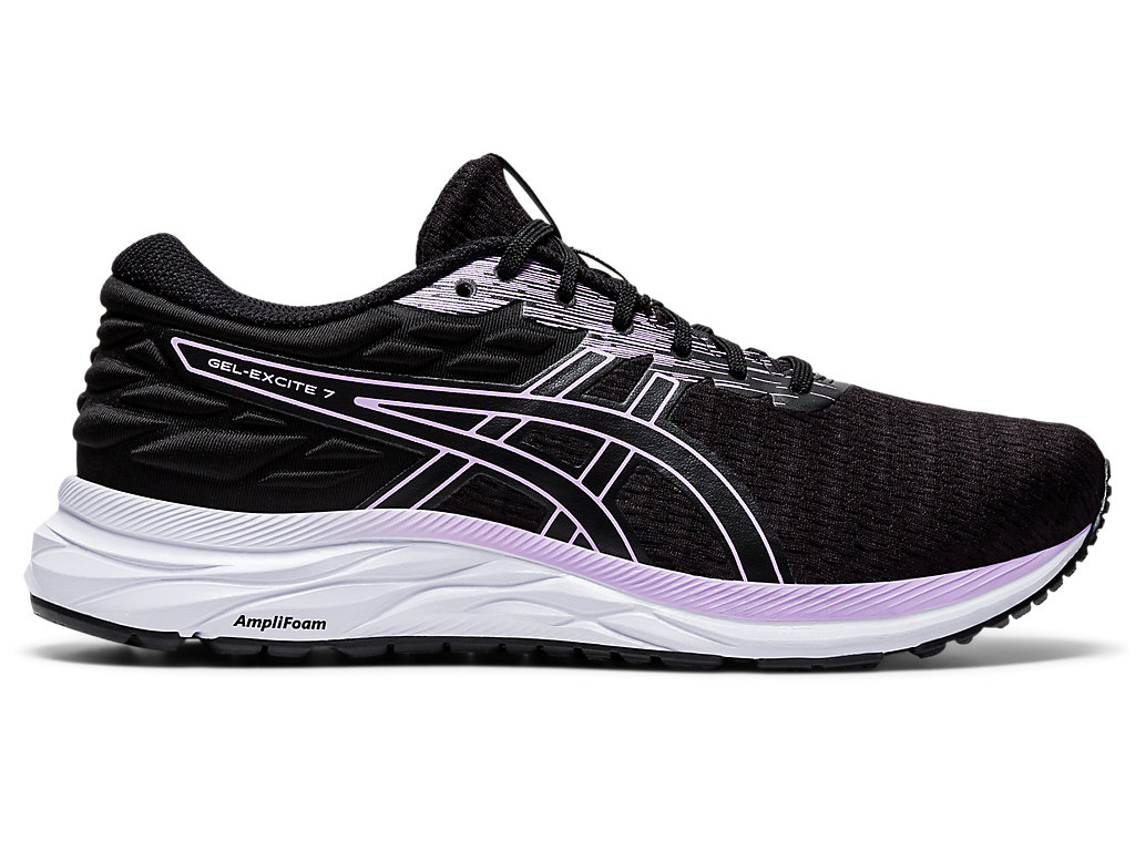 Dámské Trekové Boty Asics Gel-Excite 7 Twist Černé Fialové | 1358-BLNUF