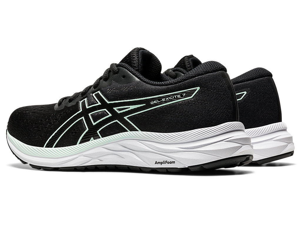 Dámské Trekové Boty Asics Gel-Excite 7 Černé Mátově Zelená | 2719-OFISB