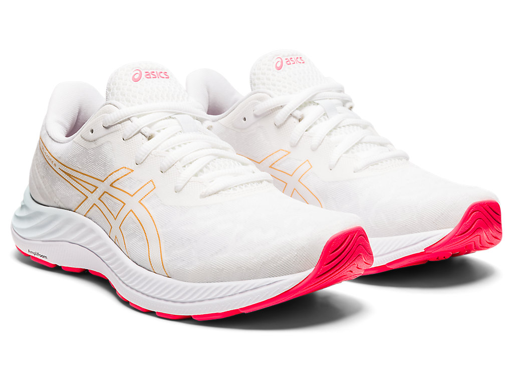 Dámské Trekové Boty Asics Gel-Excite 8 Bílé | 0135-DROPL