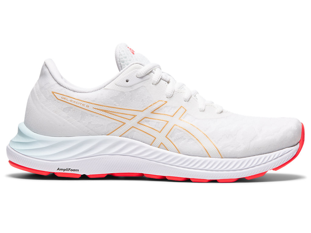 Dámské Trekové Boty Asics Gel-Excite 8 Bílé | 0135-DROPL