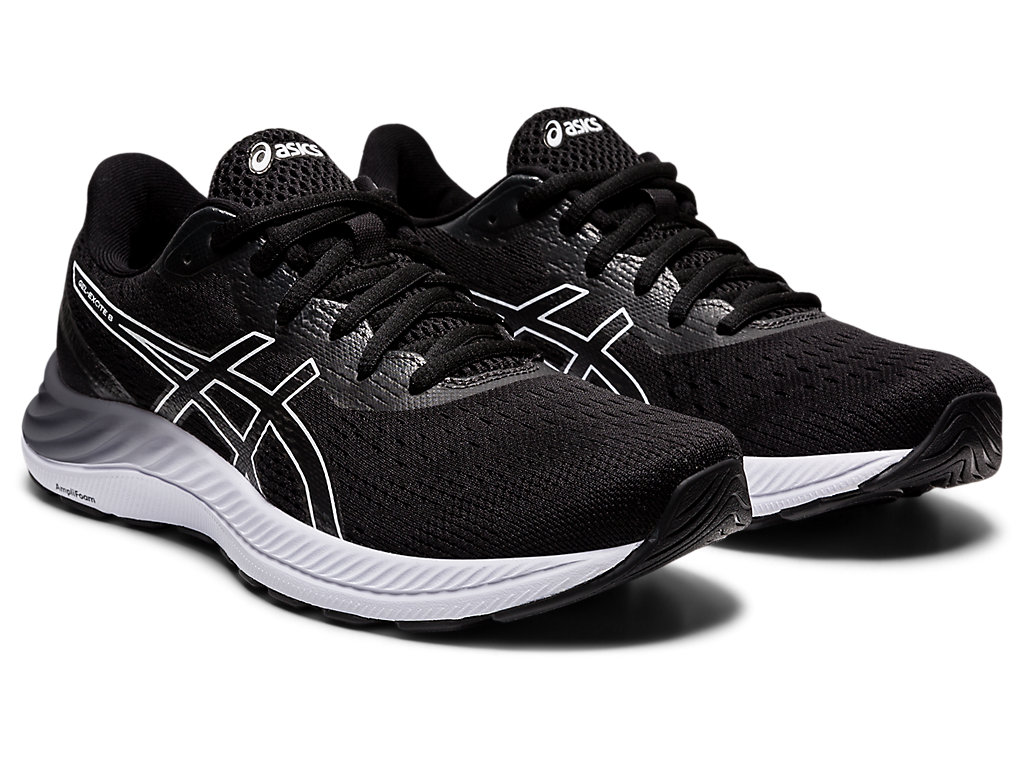 Dámské Trekové Boty Asics Gel-Excite 8 Černé Bílé | 6502-ICHNQ