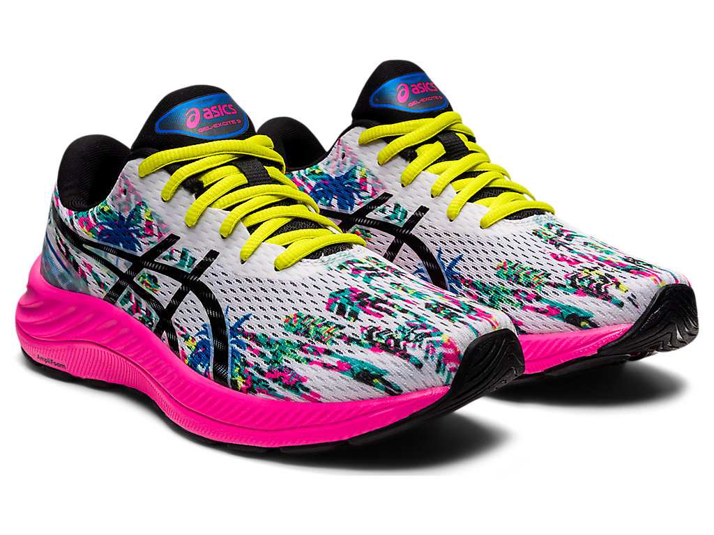 Dámské Trekové Boty Asics Gel-Excite 9 Bílé Černé | 6258-LCSWK