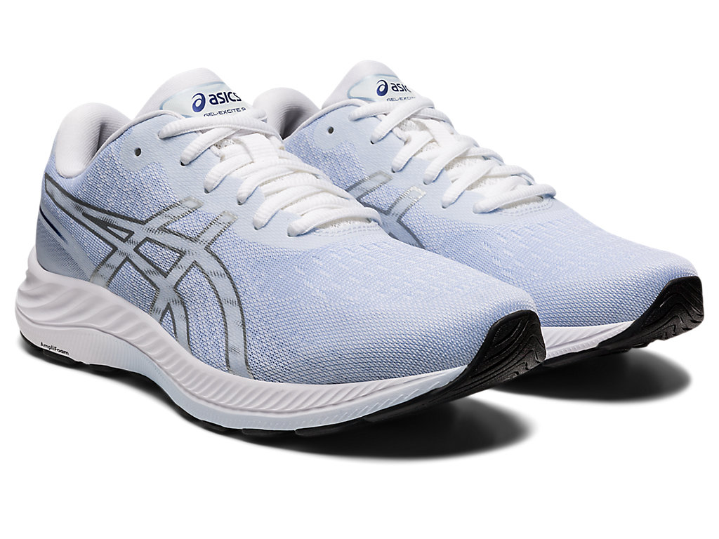 Dámské Trekové Boty Asics Gel-Excite 9 Bílé Stříbrné | 8639-PKDAB