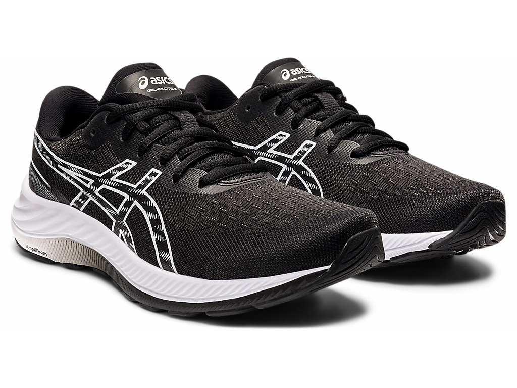 Dámské Trekové Boty Asics Gel-Excite 9 Černé Bílé | 7396-QHYDR