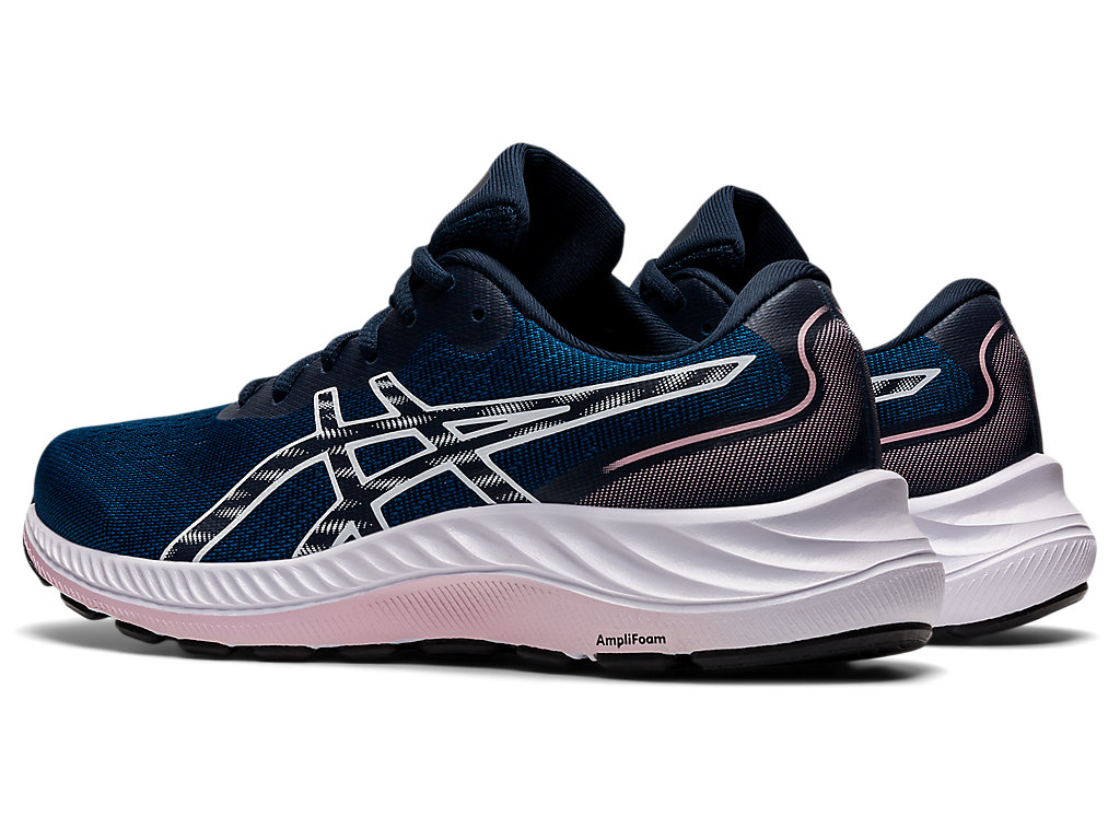 Dámské Trekové Boty Asics Gel-Excite 9 Široké Blankyt Bílé | 2045-QSJPM