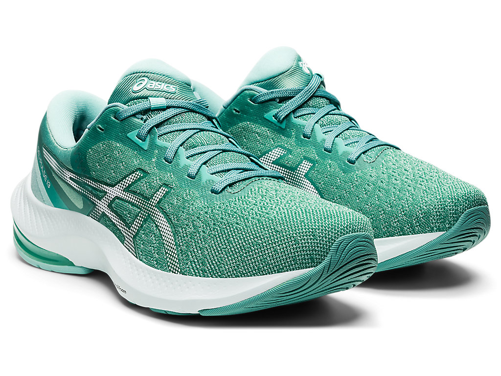 Dámské Trekové Boty Asics Gel-Pulse 13 Olivy Zelené Bílé | 3678-WVJUB