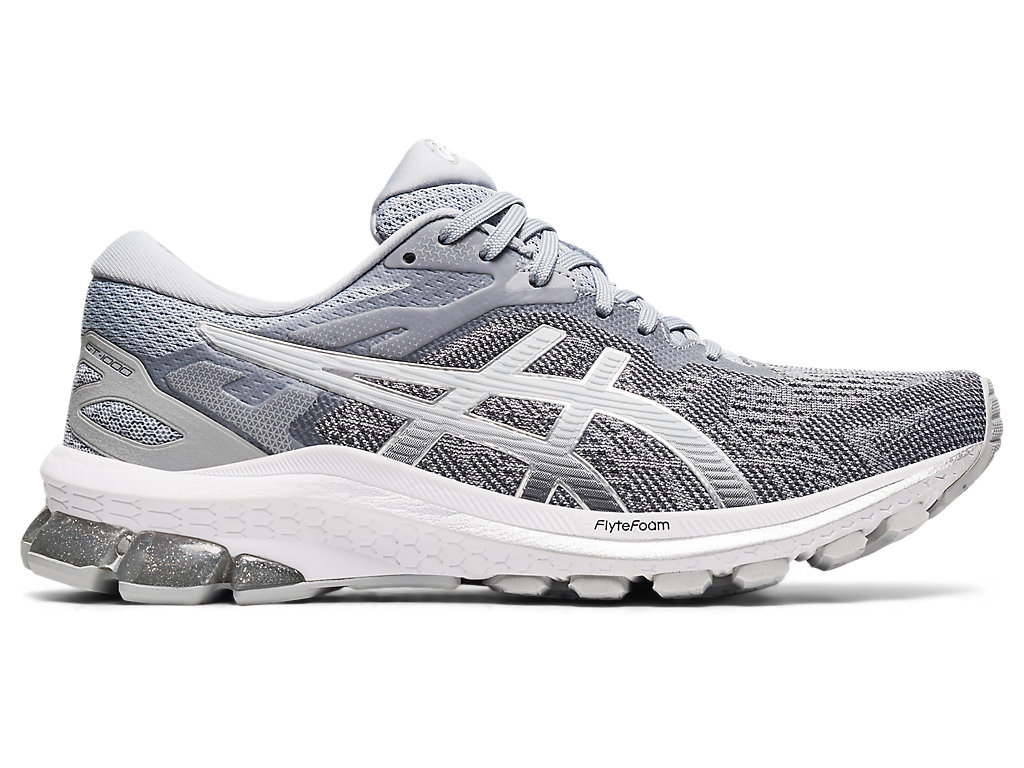 Dámské Trekové Boty Asics Gt-1000 10 Šedé Stříbrné | 2089-VTHFW