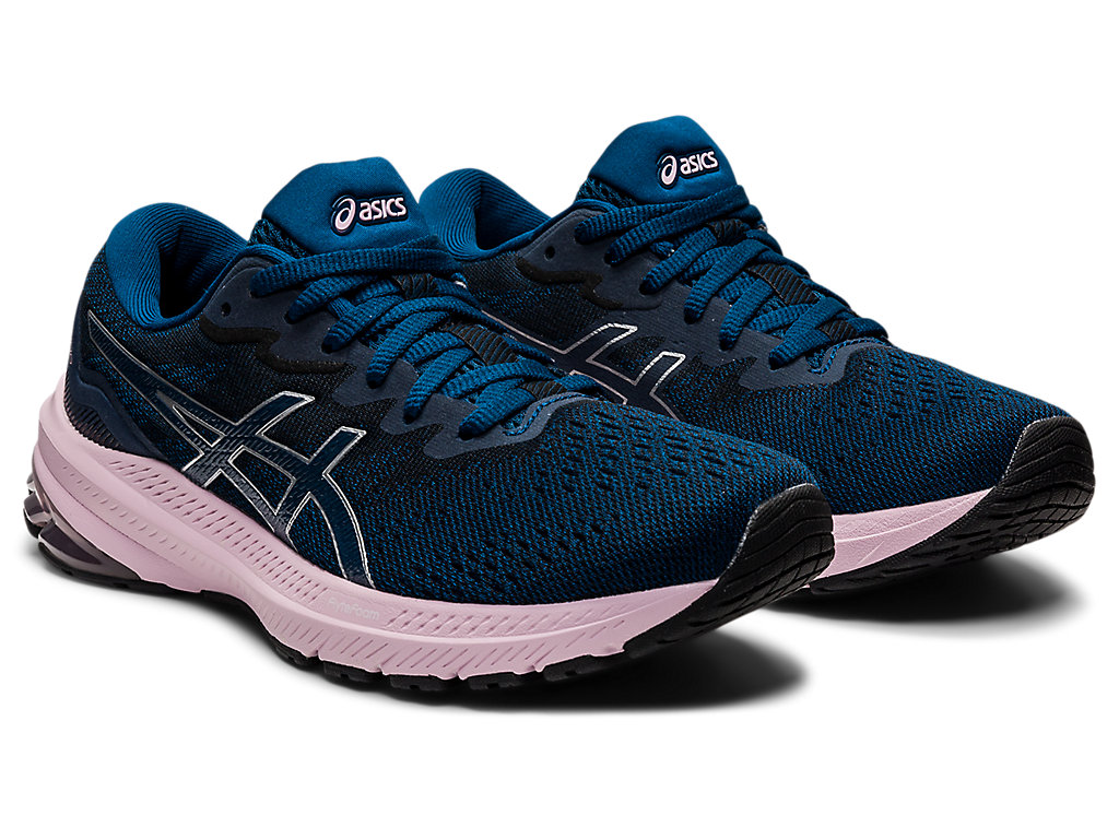 Dámské Trekové Boty Asics Gt-1000 11 Blankyt Růžové | 3602-WYSJO