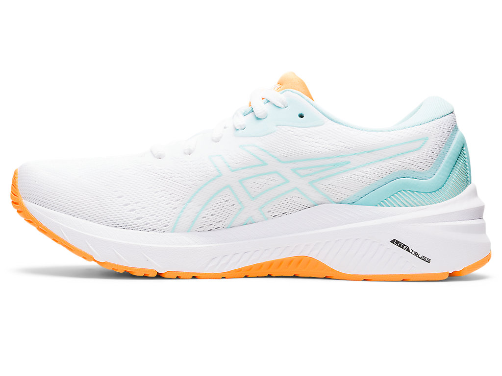 Dámské Trekové Boty Asics Gt-1000 11 Bílé Blankyt | 6489-LSAYE