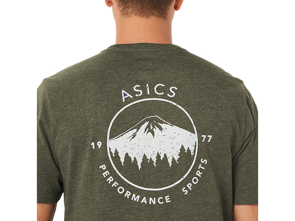 Dámské Tričko Asics 1977 Mtn Pocket Tee Olivy Zelené | 5928-YTRIH