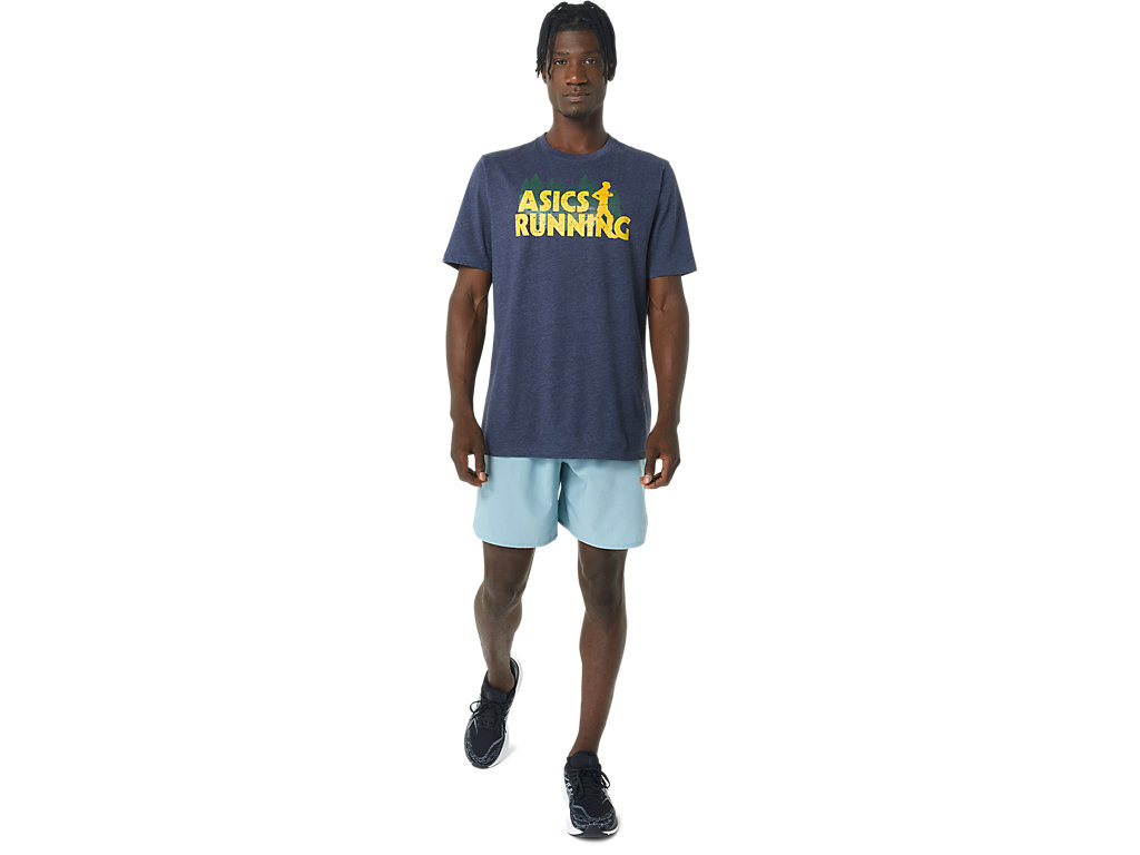 Dámské Tričko Asics Evergreen Trailové Run Tee Tmavě Blankyt | 8507-CVRWJ