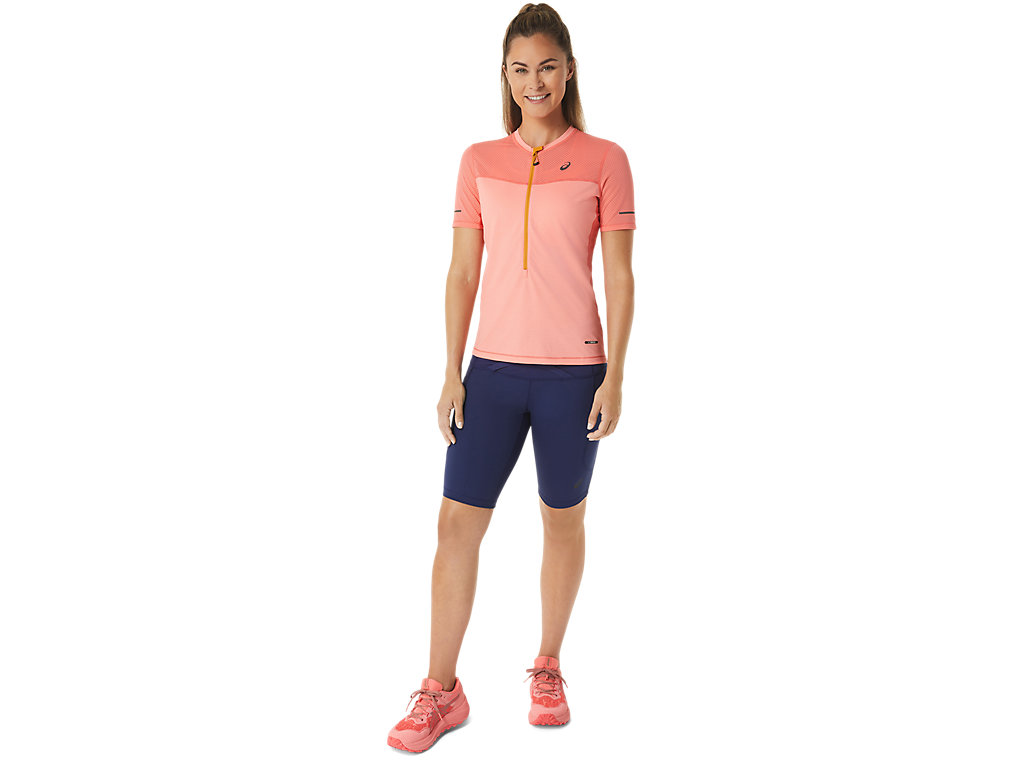 Dámské Tričko Asics Fujitrail Sleeve Růžové | 1709-UETHK