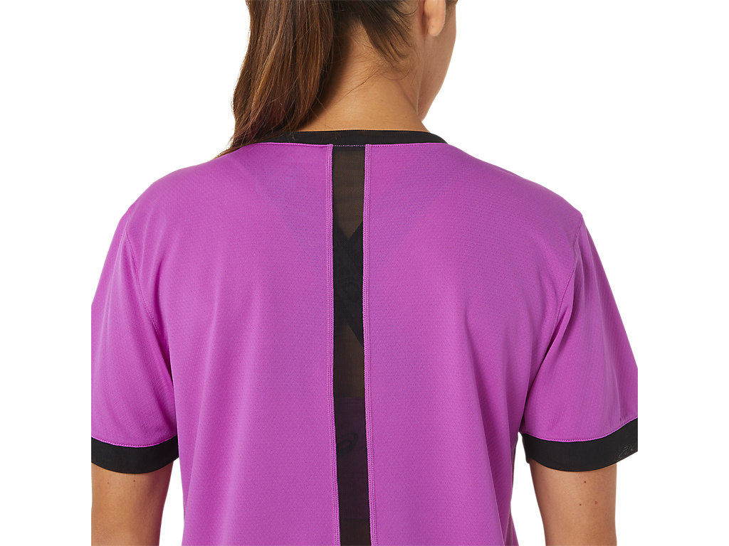 Dámské Tričko Asics Kate Mesh Sleeve Fialové | 6015-ZUEKN