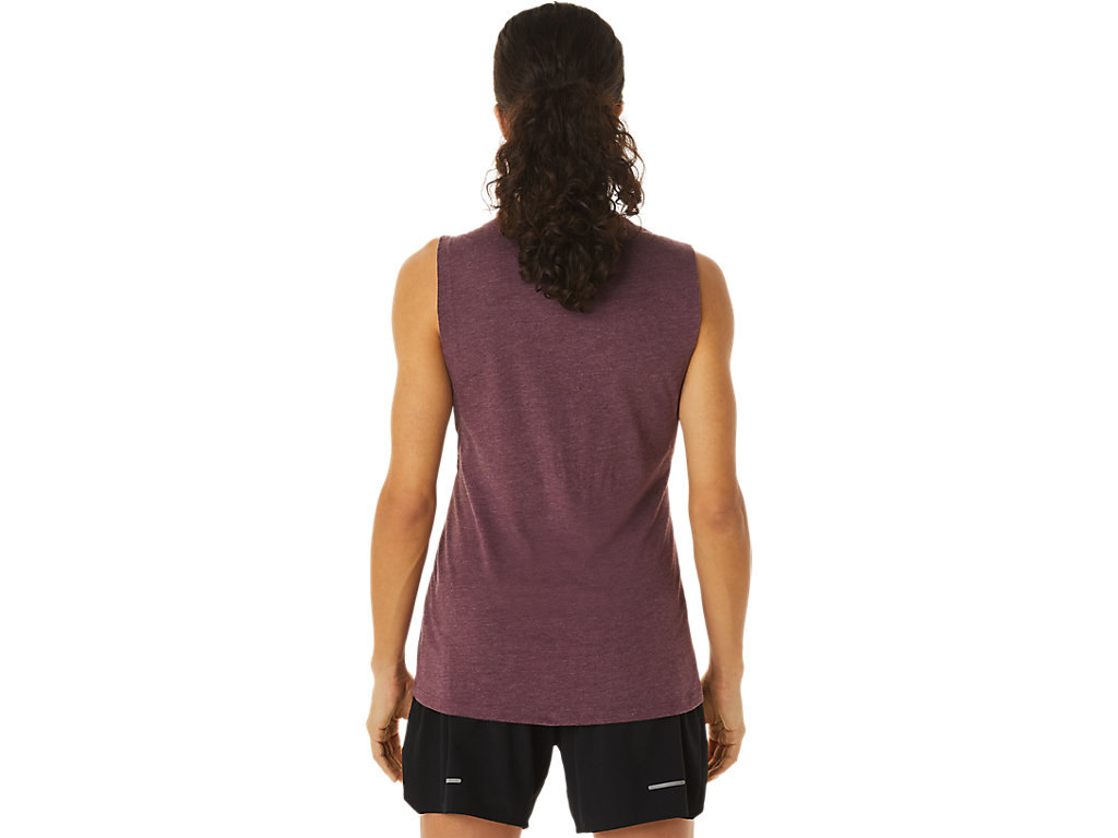 Dámské Tričko Asics Mountain Muscle Tank Vínové | 1508-ZXWKD