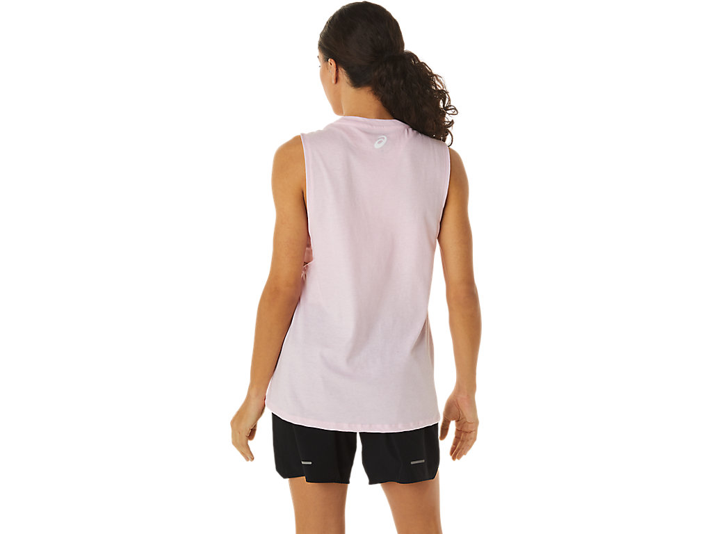 Dámské Tričko Asics Mountain Muscle Tank Růžové Světle Blankyt | 1602-EWJMG