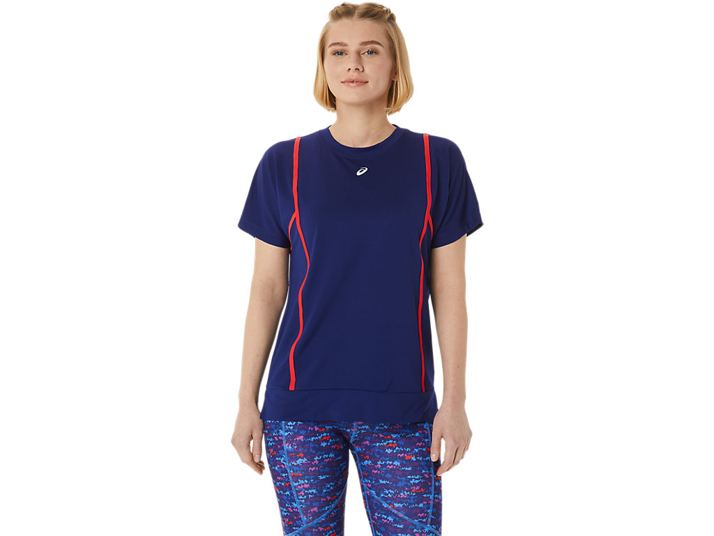 Dámské Tričko Asics New Strong 92 Sleeve Blankyt Červené | 9743-UTQIF