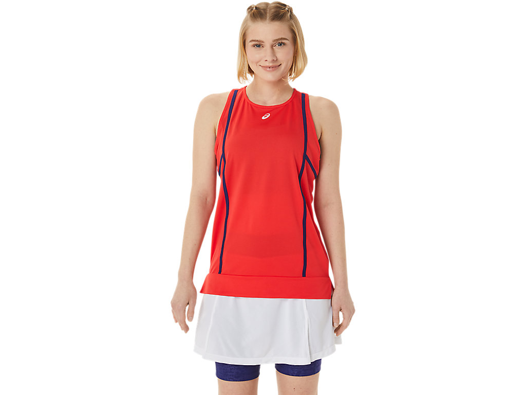 Dámské Tričko Asics New Strong 92 Tank Červené Blankyt | 3901-BDGZX