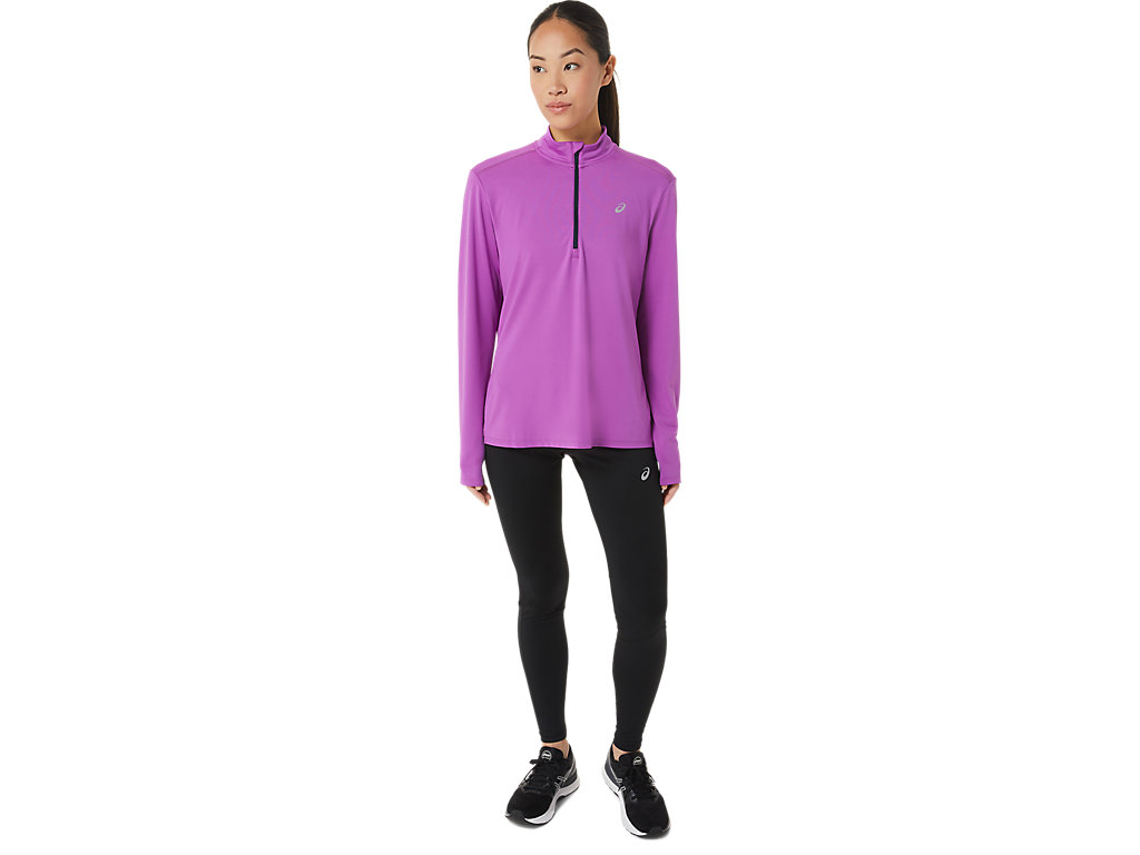 Dámské Tričko Asics Ready-Set Half Zip Fialové Blankyt | 9406-QWERJ