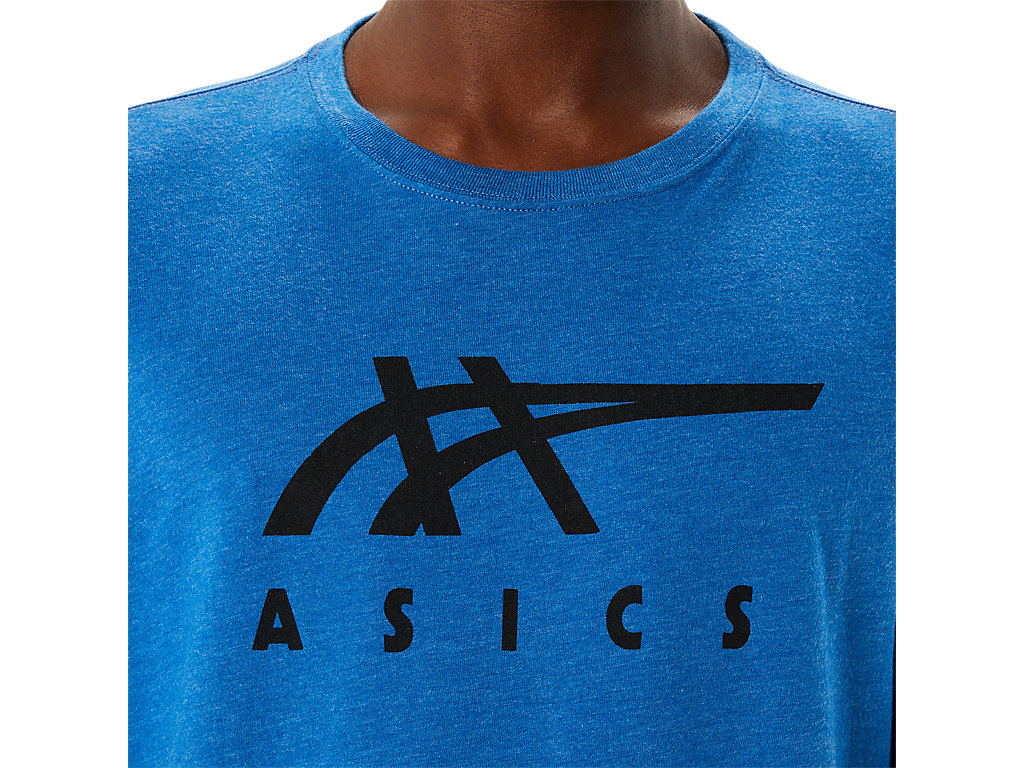 Dámské Tričko Asics Stripe Sleeve Tee Blankyt | 4165-PYKTV