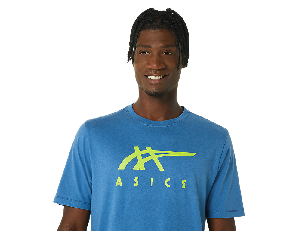 Dámské Tričko Asics Stripe Sleeve Tee Blankyt | 6827-ZIYGO