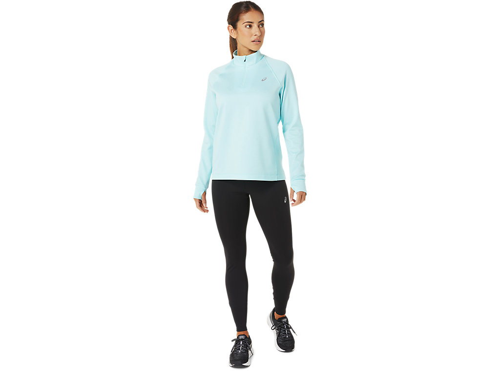 Dámské Tričko Asics Thermopolis 1/4 Zip Blankyt | 9175-XROCF