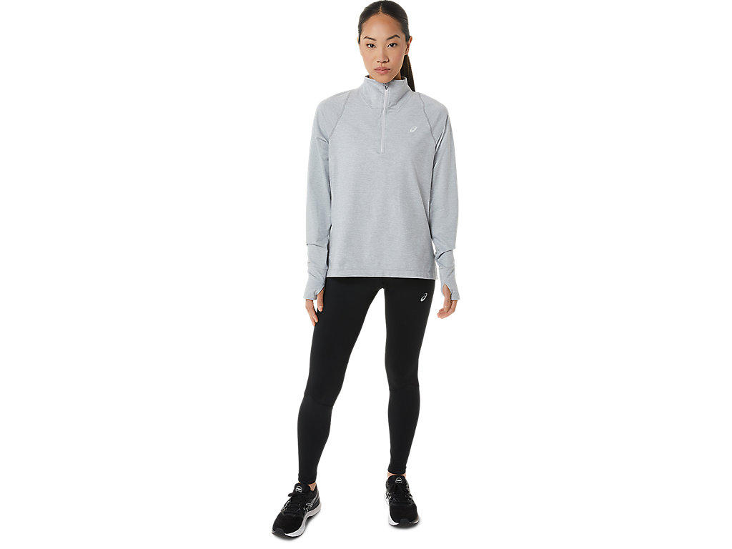 Dámské Tričko Asics Thermopolis Half Zip Světle Šedé | 3971-FNEAZ