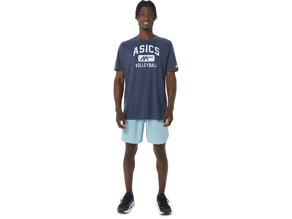 Dámské Tričko Asics Volleyball Grafická Tee Tmavě Blankyt | 3984-ZUCWI