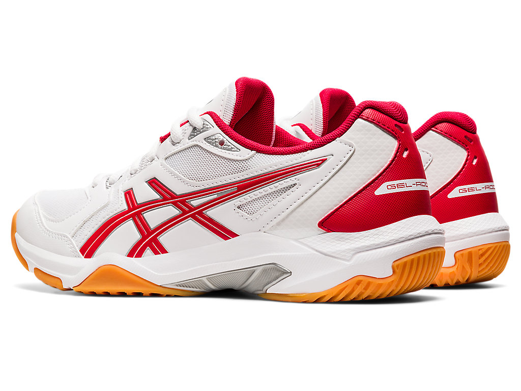 Dámské Volejbalové Boty Asics Gel-Rocket 10 Bílé Červené | 0786-CPUNF