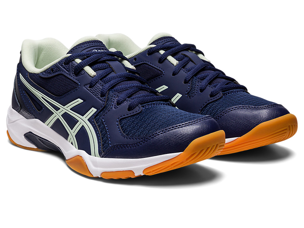 Dámské Volejbalové Boty Asics Gel-Rocket 10 Tmavě Blankyt Zelene | 0896-HZBTG