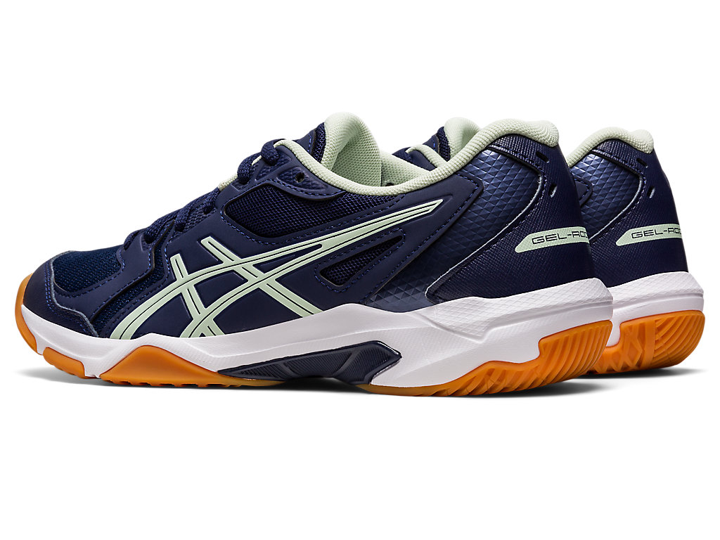 Dámské Volejbalové Boty Asics Gel-Rocket 10 Tmavě Blankyt Zelene | 0896-HZBTG