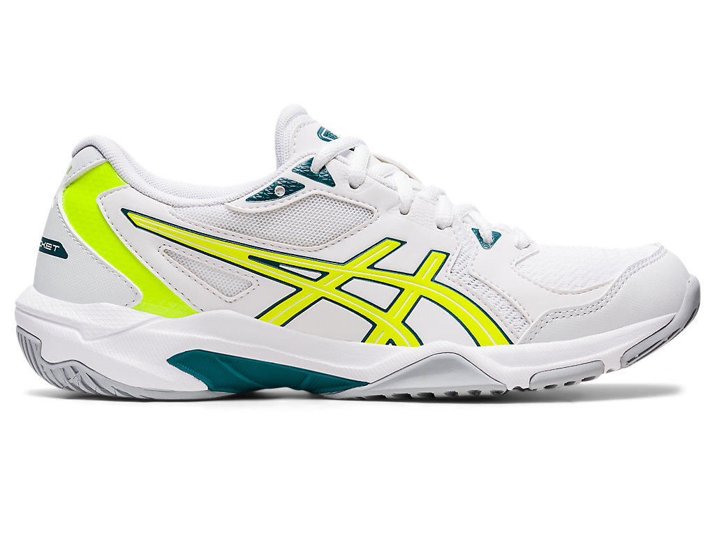 Dámské Volejbalové Boty Asics Gel-Rocket 10 Bílé Žluté | 9850-EBLKJ