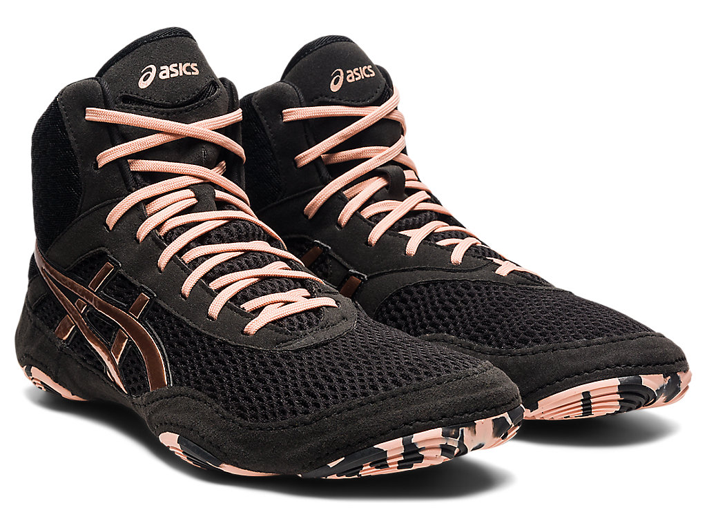 Dámské Wrestlingová Obuv Asics Matblazer Černé Růžové | 1570-GQFWN